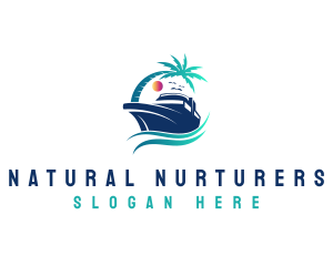 Yacht Beach Travel logo design