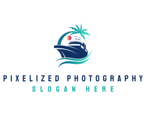 Yacht Beach Travel logo design