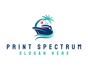 Yacht Beach Travel logo design