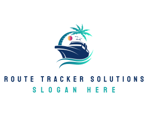 Yacht Beach Travel logo design