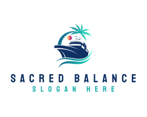 Yacht Beach Travel logo design