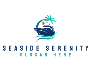 Yacht Beach Travel logo design