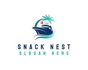 Yacht Beach Travel logo design