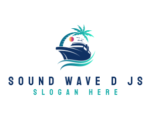 Yacht Beach Travel logo design