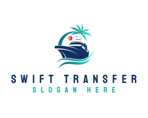 Yacht Beach Travel logo design