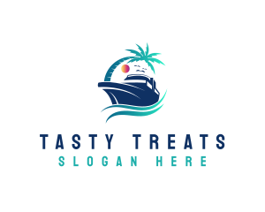 Yacht Beach Travel logo design