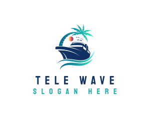 Yacht Beach Travel logo design