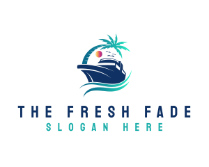 Yacht Beach Travel logo design