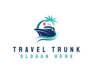 Yacht Beach Travel logo design