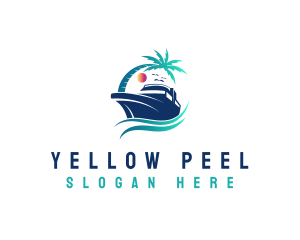 Yacht Beach Travel logo design