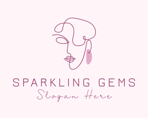 Female Earrings Jeweler logo