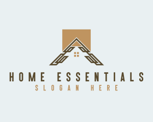 House Roofing Home Repair logo design