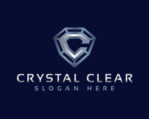 Industrial Diamond Letter C logo design