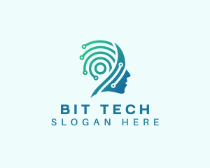 Mind Psychologist Tech logo design