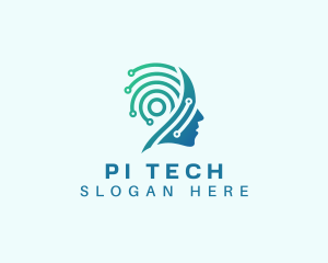 Mind Psychologist Tech logo design