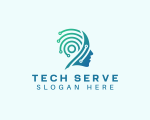 Mind Psychologist Tech logo design