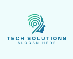 Mind Psychologist Tech logo design