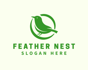 Nature Bird Nest logo design