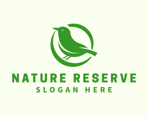 Nature Bird Nest logo design