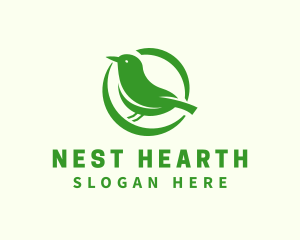 Nature Bird Nest logo