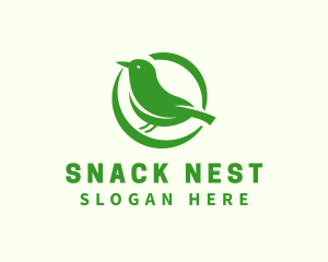 Nature Bird Nest logo design