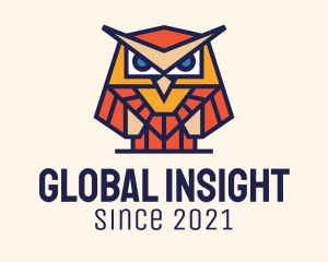 Geometric Owl Zoo logo