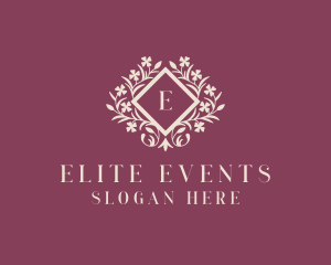 Stylish Wedding Event logo design