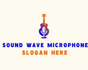 Microphone Guitar Music logo