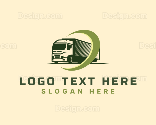 Logistics Freight Truck Logo