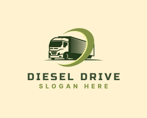 Logistics Freight Truck logo design