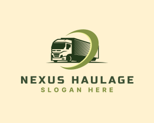 Logistics Freight Truck logo design