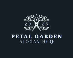 Agriculture Scissor Landscaping logo design