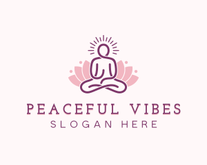 Yoga Meditation Spa logo design