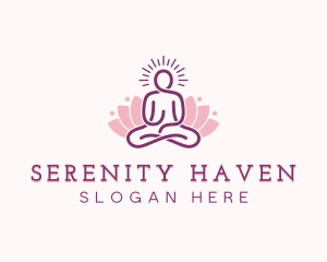 Yoga Meditation Spa logo design