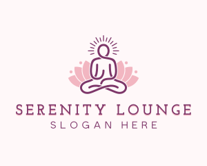 Yoga Meditation Spa logo design