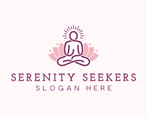 Yoga Meditation Spa logo design