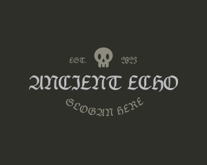 Gothic Skull Business logo design