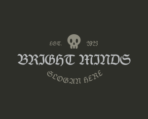 Gothic Skull Business logo
