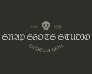Gothic Skull Business logo