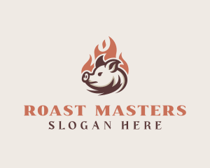 Roast Pig Grill logo design