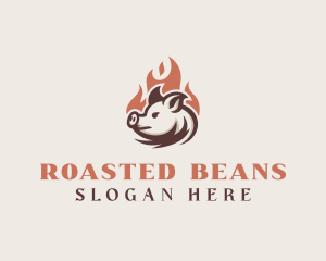 Roast Pig Grill logo design