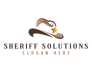 Cowboy Sheriff Hat logo