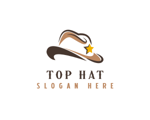 Cowboy Sheriff Hat logo design