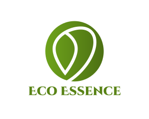 Green Eco Plant logo design