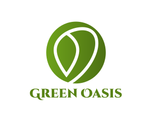 Green Eco Plant logo design