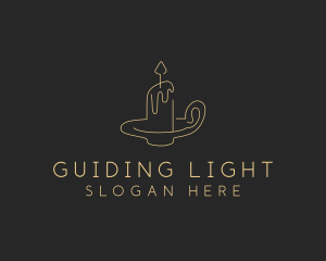 Candle Holder Decor logo design