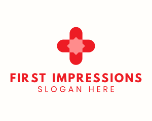 Medical First Aid Cross  logo design
