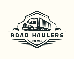 Logistics Truck Delivery logo design