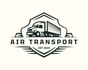 Logistics Truck Delivery logo design