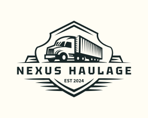 Logistics Truck Delivery logo design